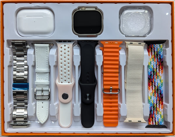 S300 Ultra-ll Smart Watch + 7 Straps + Airpods